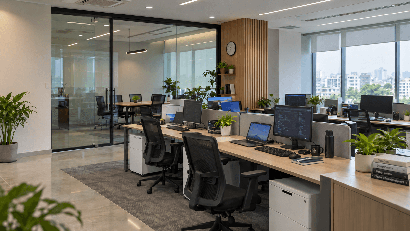 Modern office environment representing Tribus Limited